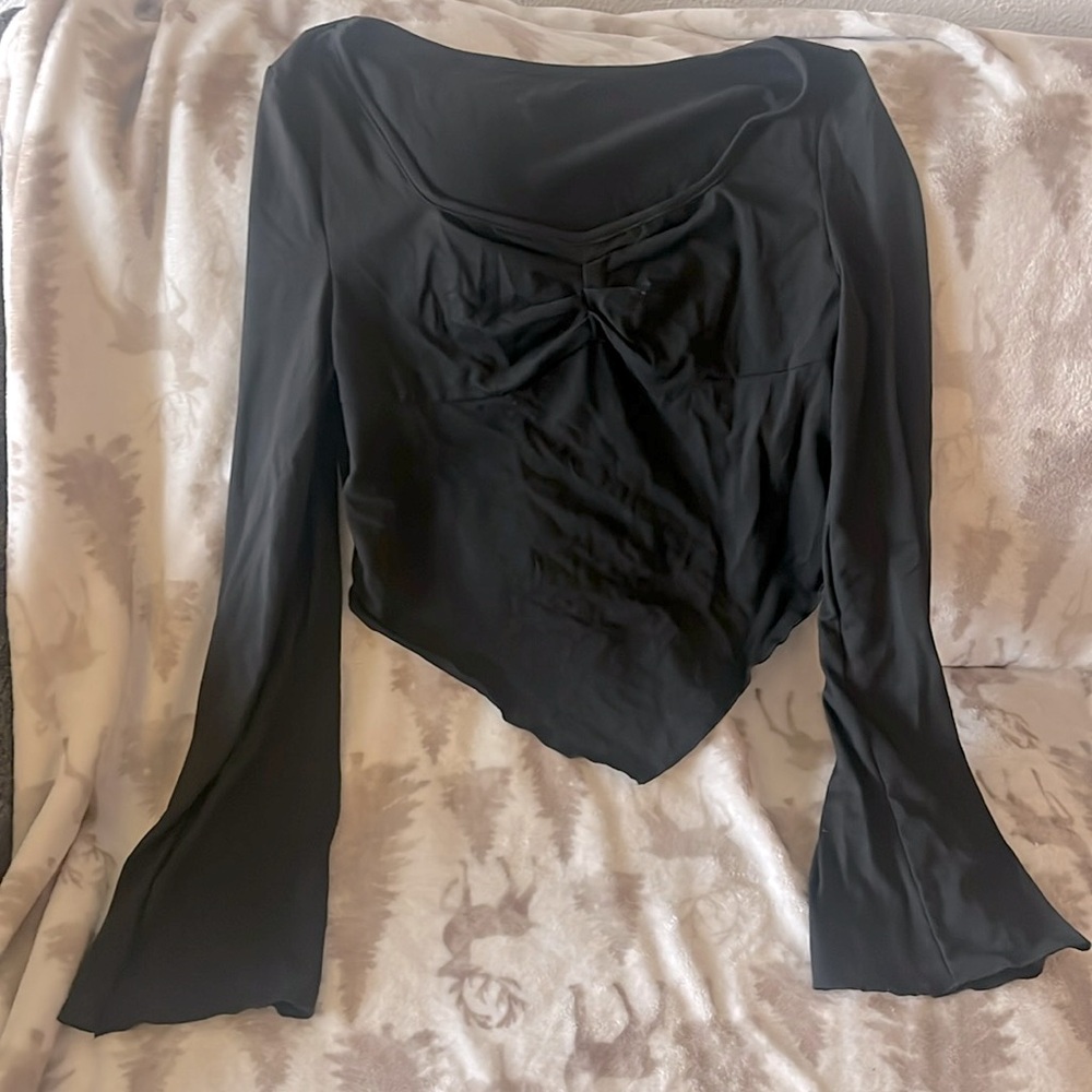 Bell sleeve top
